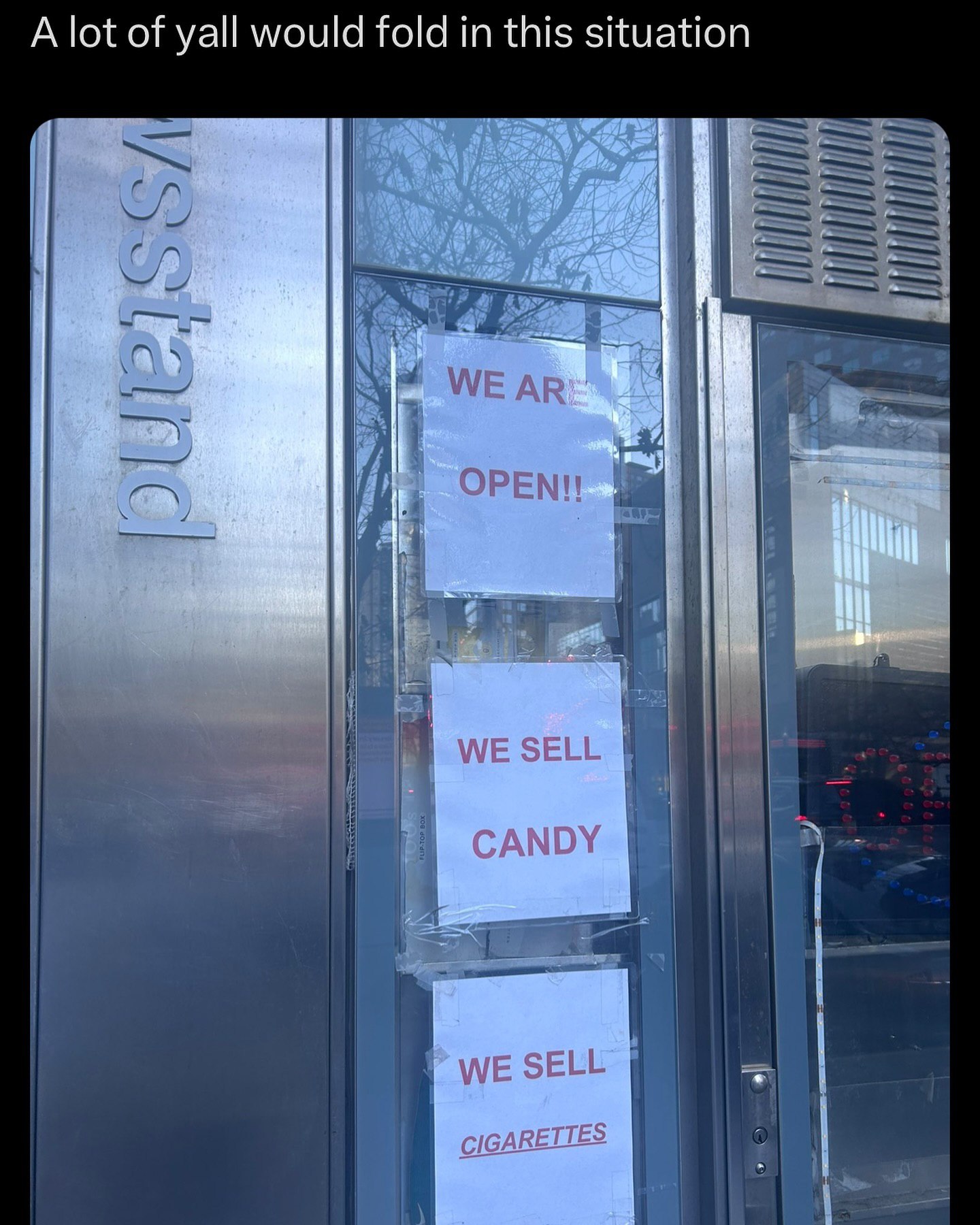 A lot of yall would fold in this situation a a в OPEN! A i АМОТ 4 SELL val 2