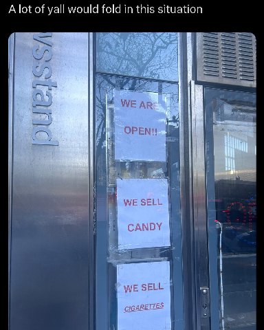 A lot of yall would fold in this situation a a в OPEN! A i АМОТ 4 SELL val 2
