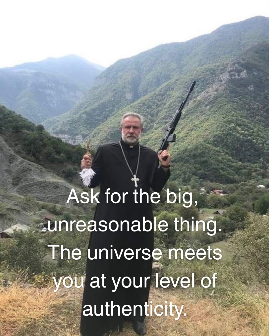 Ask for the big, unreasonable thing ‘The universe meets at your level of