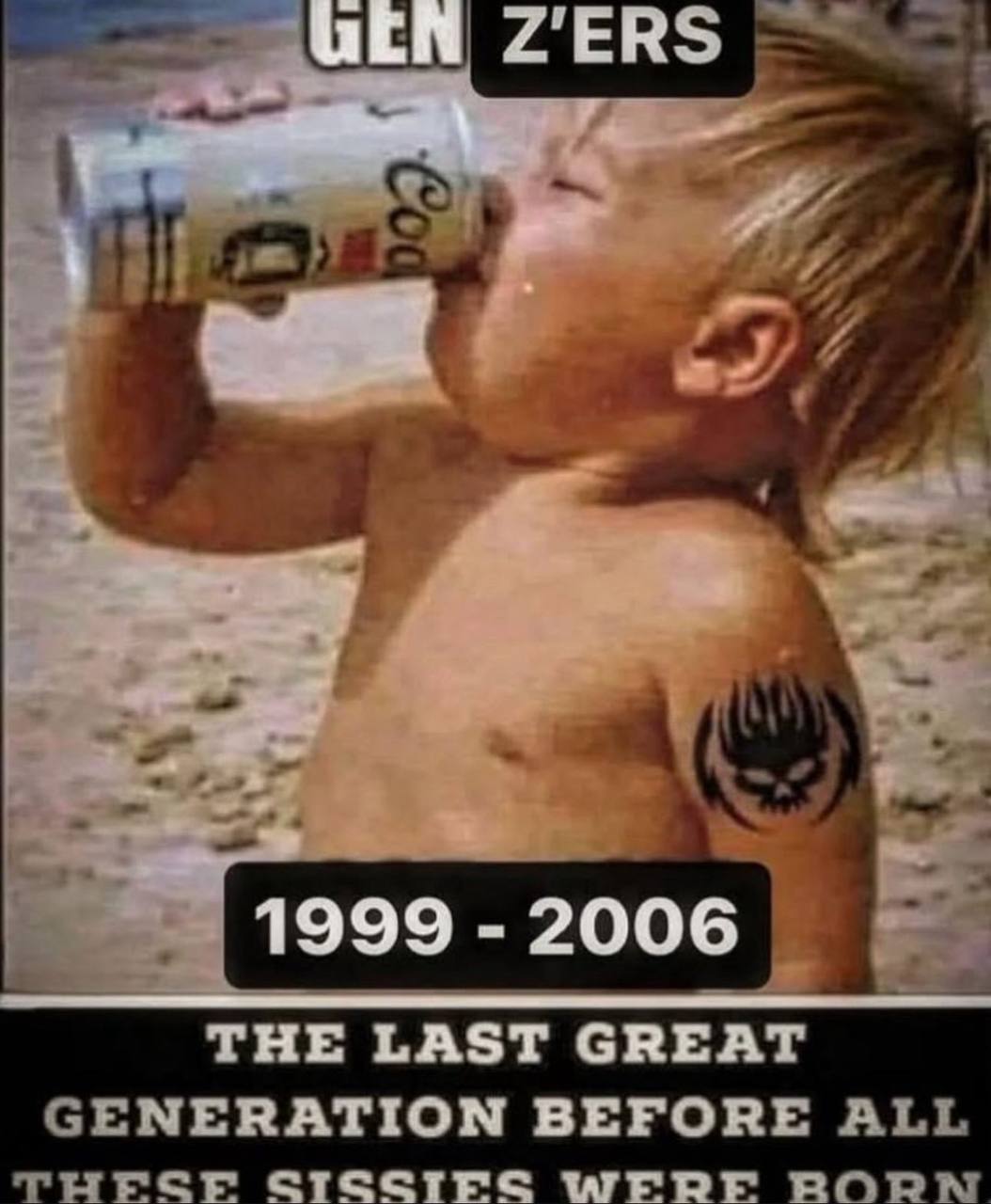 UEN Z'ERS 1999 2006 THE LAST GREAT NERATION BEFORE МРРЕ