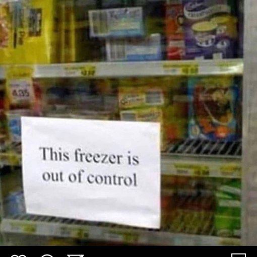 This freezer is out of control