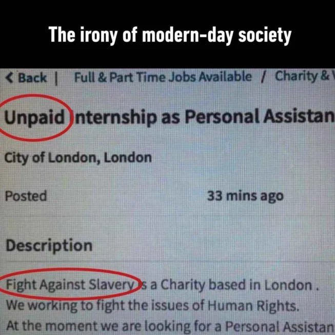 The irony of modern-day society Back Full Part Time Jobs Available Charity as Personal Assistan City of London, London Posted 33 mins ago Description a Charity based in London, We working to fight the
