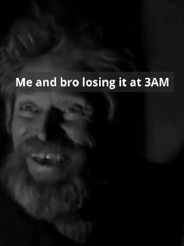 Me and bro losing it at