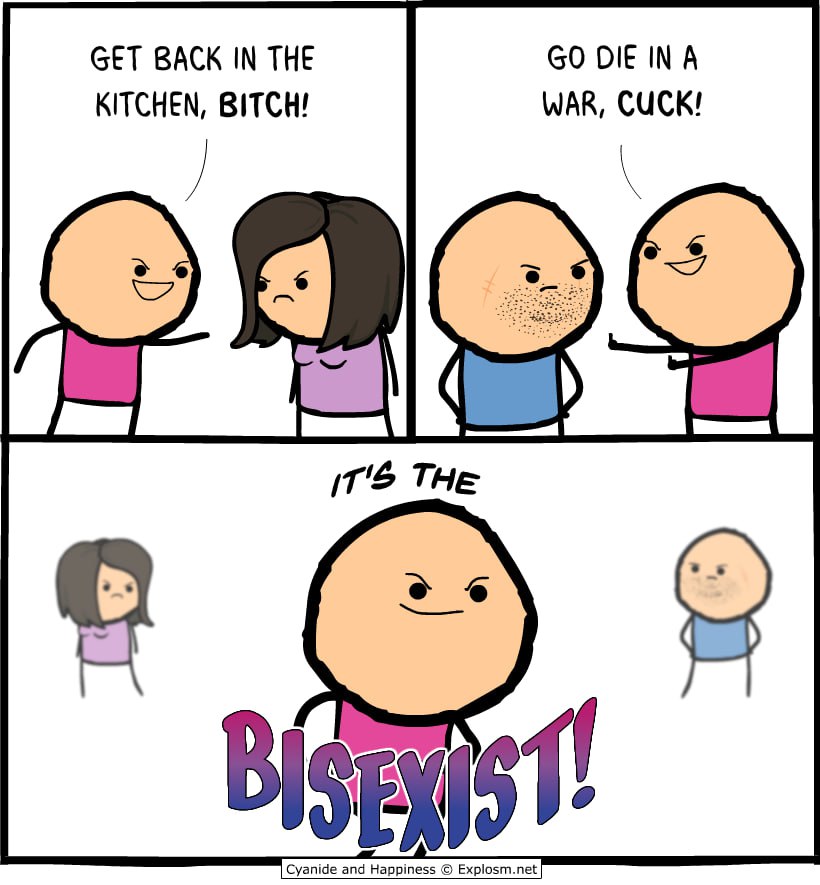 СЕТ BACK IN THE DIE INA WAR, CUCK! KITCHEN, BITCH! THE Cyanid Happ Explosm.net