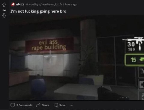 4> 4 Posted 3 hours ago 34 not fucking going here bro ass 30 rape building 180 ise 5 Comments Share Save