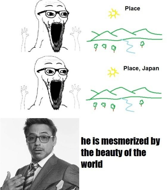 Place ore 2% Place, Japan ara 939 he is mesmerized the beauty of the world