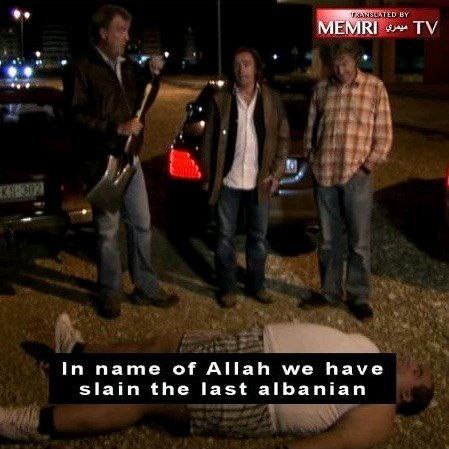 MEMRI In name of Allah we have slain the last albanian