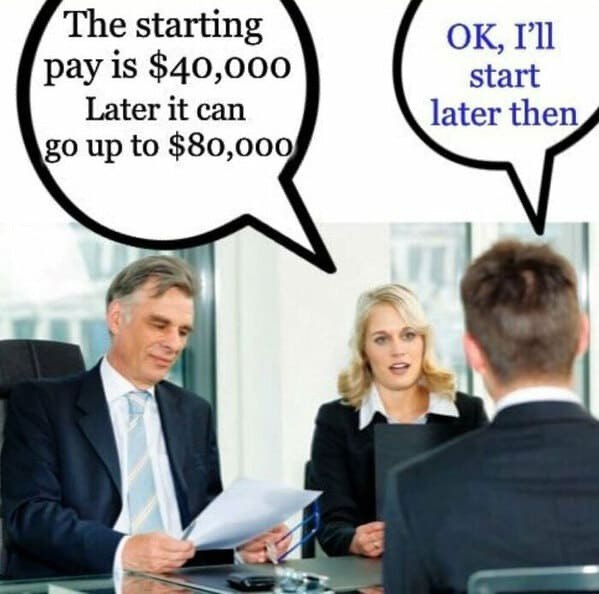 The starting pay is $40,000 start Later it can later then up to $80,000