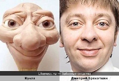 AN i 4 Likeness.ru Забавные сходства Кукла Дмитрий Брекоткин