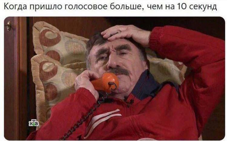 Когда пришло голосовое больше, чем на 10 секунд