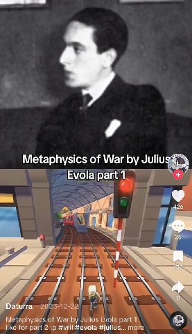 Metaphysics of War Juliu Evola part 1 426 26 1 Daturra Metaphysics of War Julius Evola part 1 like for part 2 #vril #julius... more