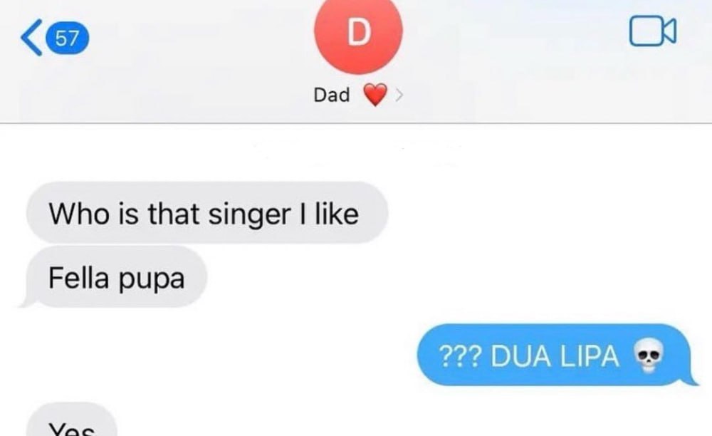 Dad Who is that singer like Fella pupa