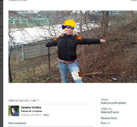 4 Aloum: Apré 20 lke Nastena's profile photos Sasuke Uchiha Added Какая же ты мразь Chupina Reply Maximize Photo Your comment Share