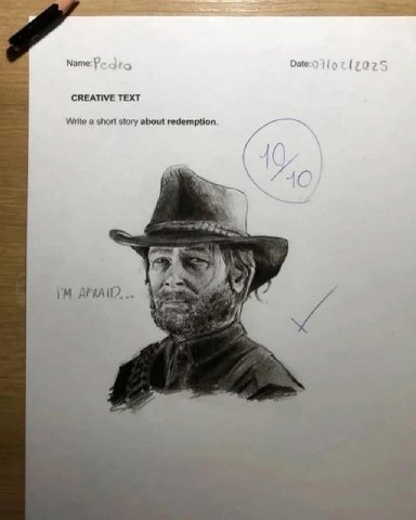 Date CREATIVE TEXT Write a short story about redemption. У