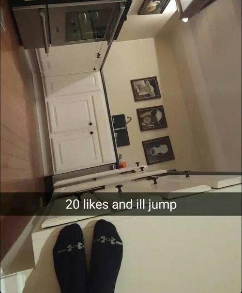 20 likes and ill jump