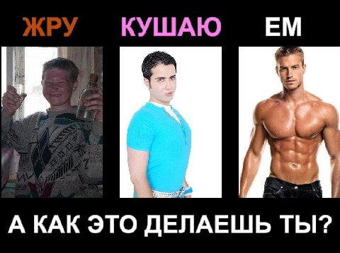 КУШАЮ А КАК ЭТО ДЕЛАЕШЬ ТЫ?