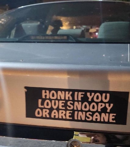HONKIFYOU LOVESNOOPY