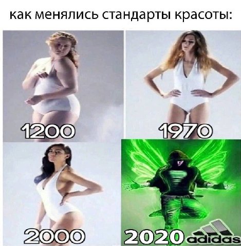 как менялись стандарты красоты: