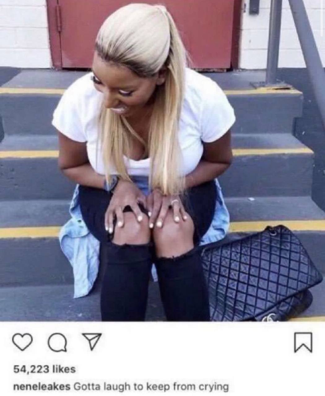 54,223 likes neneleakes Gotta laugh to keep from crying