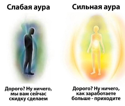 Слабая аура Сильная аура Дорого? Ну ничего, Дорого? Ну ничего, мы вам сейчас как заработаете скидку сделаем больше приходите