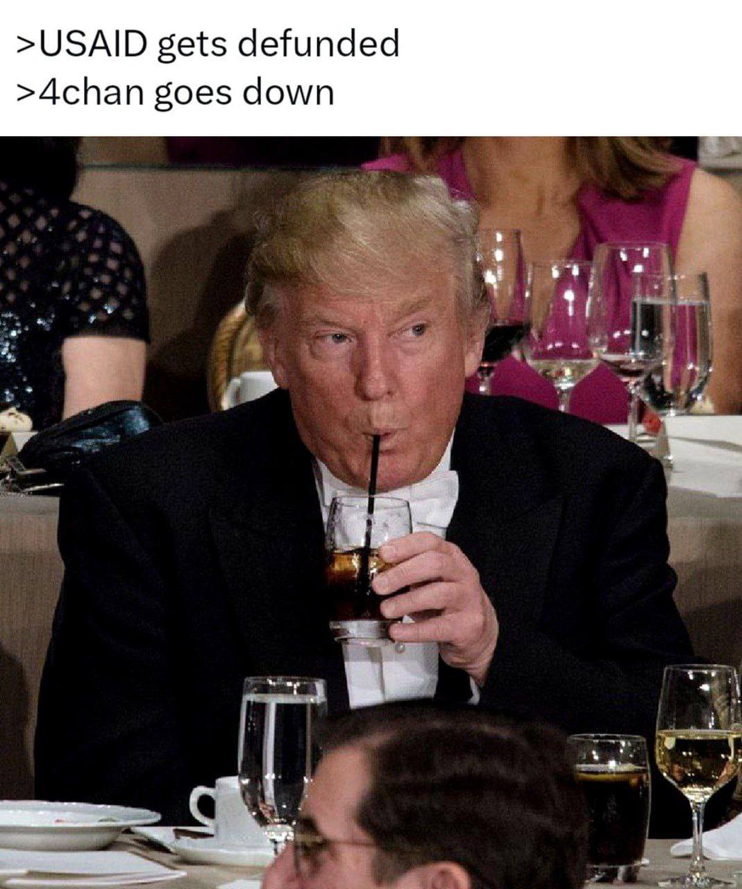 >USAID gets defunded goes down 11