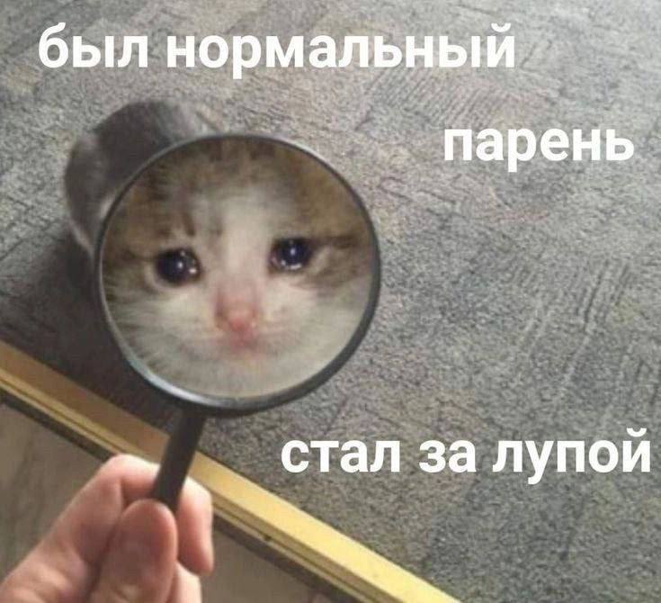 был нормальный парень стал за лупой