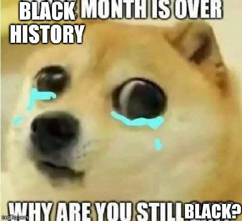 HISTORY ARE VOU STILLBLACK?