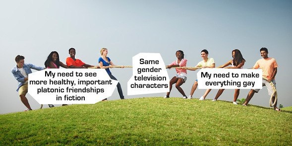 у 73 у need to see gender My more healthy, important make platonic friendships characters erything дау in fiction A. AS are С a