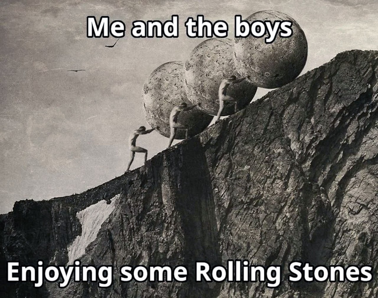Me Enjoying some Rolling Stones