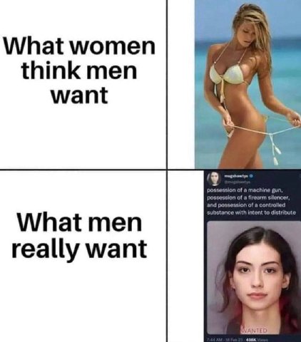 What women think men want What men really want