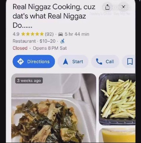Real Niggaz Cooking, cuz dat's what Real Niggaz 4.9 (92) Shr 44 min Restaurant $10-20. Closed Opens Sat сан я