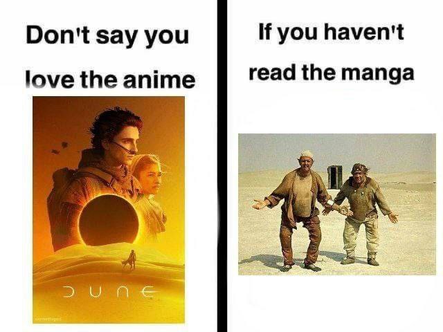 Don't say you If you haven't read the manga love the anime А