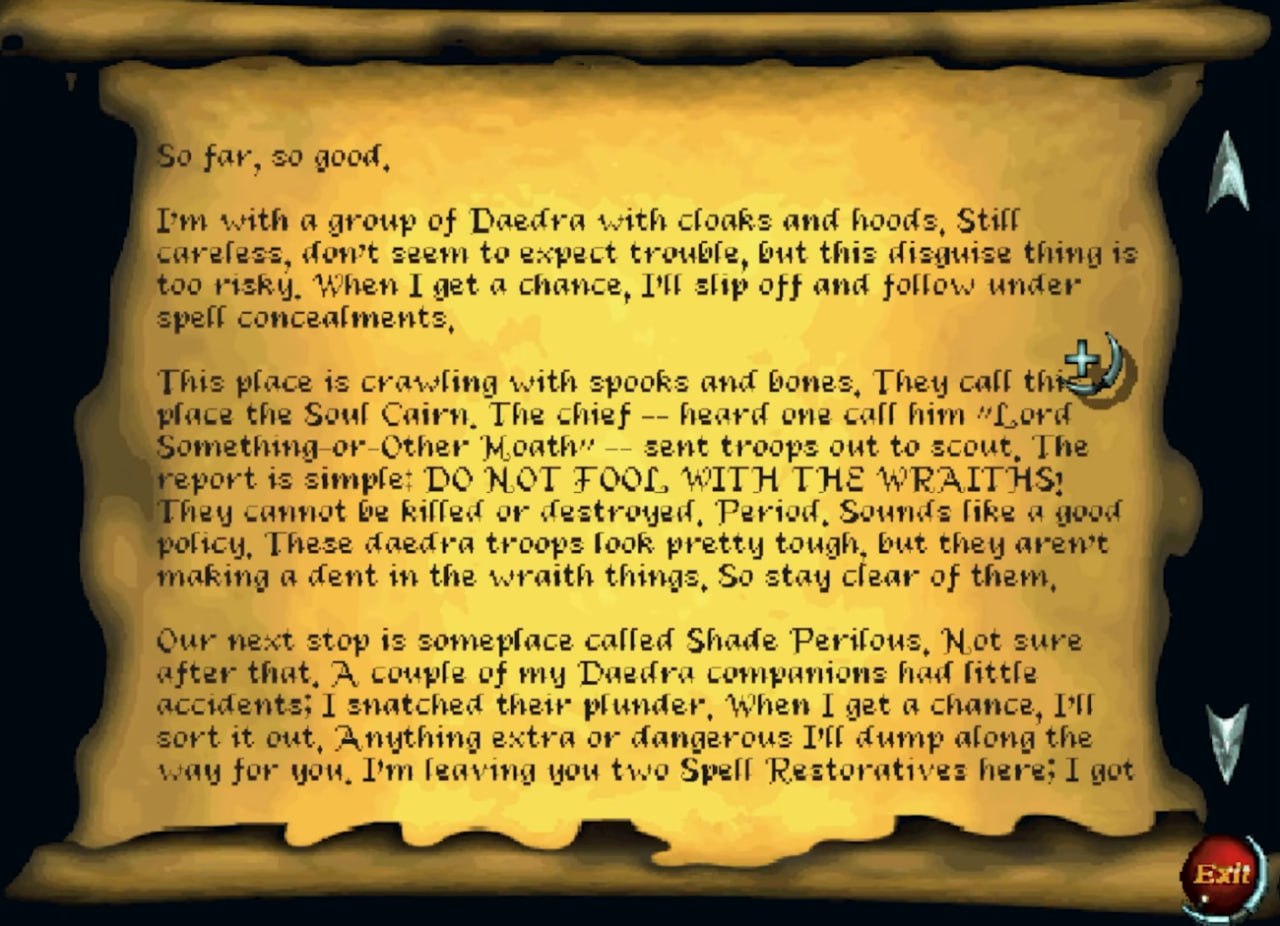 Battlespire said the line