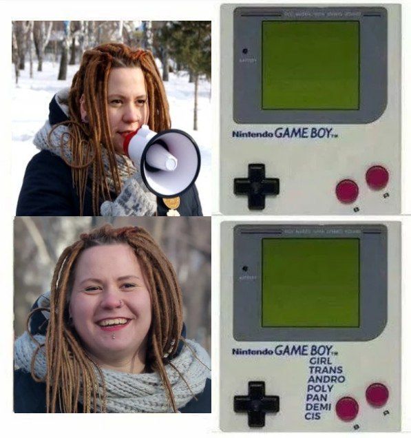 at Nintendo GAME о GAME BOY... GIRL ANDRO