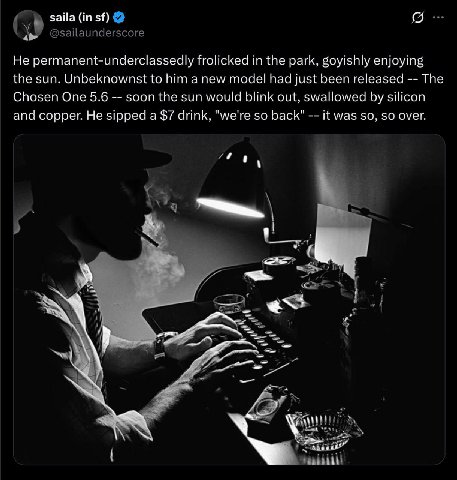 saila Не permanent-underclassedly frolicked in the park, goyishly enjoying the sun. Unbeknownst to him a new model had just been released The Chosen One 5.6 soon the sun would blink out, swallowed sil