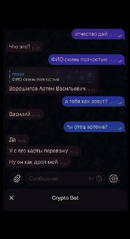 {ONO скинь полностью. Ворошилов Артем Васильевич Я сего карты перевожу