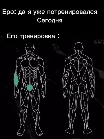 Бро: да я уже потренировался Сегодня Его тренировка