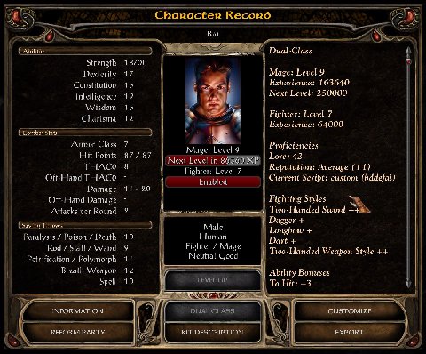 guess it will be enough to do entirety of BG2