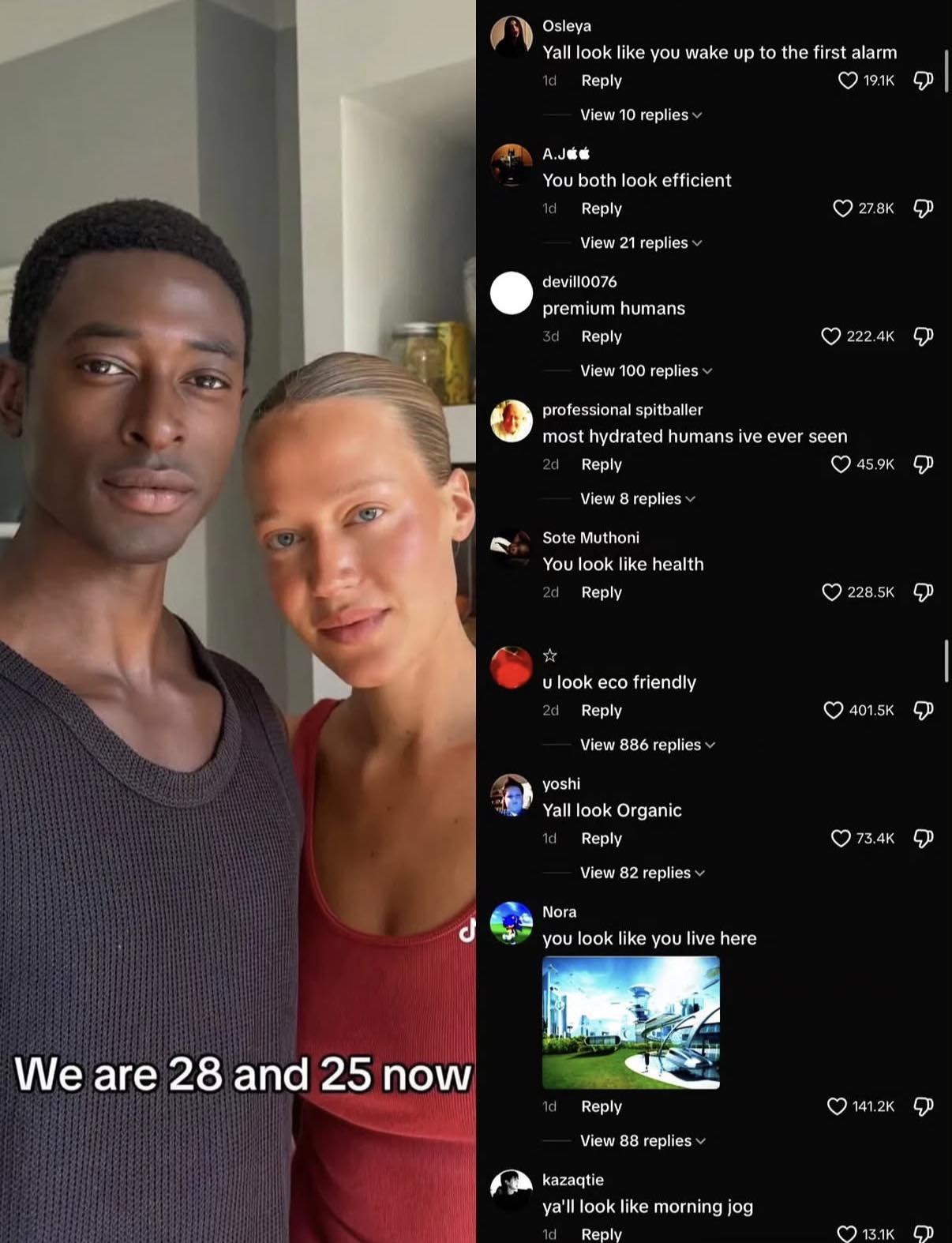 Osleya Yall look like you wake up to the first alarm Reply View 10 replies You both look efficient Reply View 21 replies devill0076 premium humans за Reply к View 100 replies 7 professional spitballer