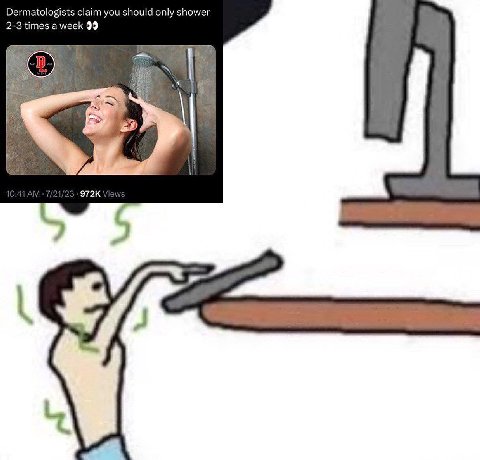 Dermatologists claim you should only shower 2-3 times a week 99