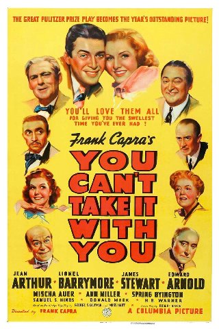 С собой не унесешь (1938)

Очень милая, забавная, чудная и сумасбродная комедия Фрэнка Капры с либертарианским уклоном, довольно морализаторская, но очень человечная.

Хоть кино и устаревшее местами (
