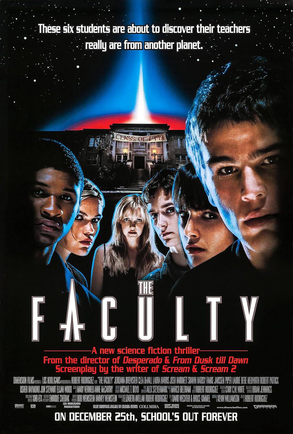 Факультет (1998)

Всегда с теплом вспоминал данную ленту, посему удивлялся нелюбви режиссера Роберта Родригеза к фильму. Навязанный студией проект, хотя казалось материал весьма подходящий: молодежный