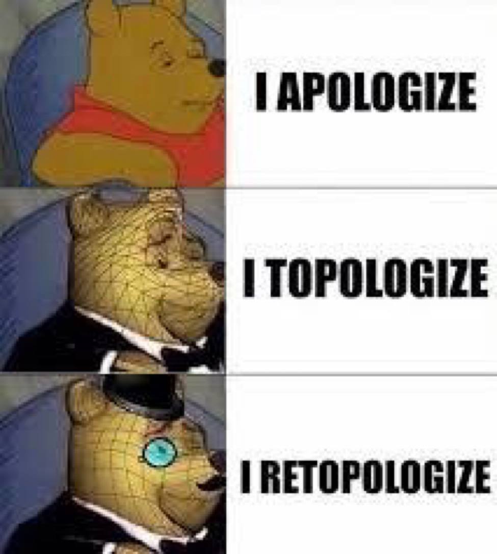 APOLOGIZE „4 TOPOLOGIZE RETOPOLOGIZE