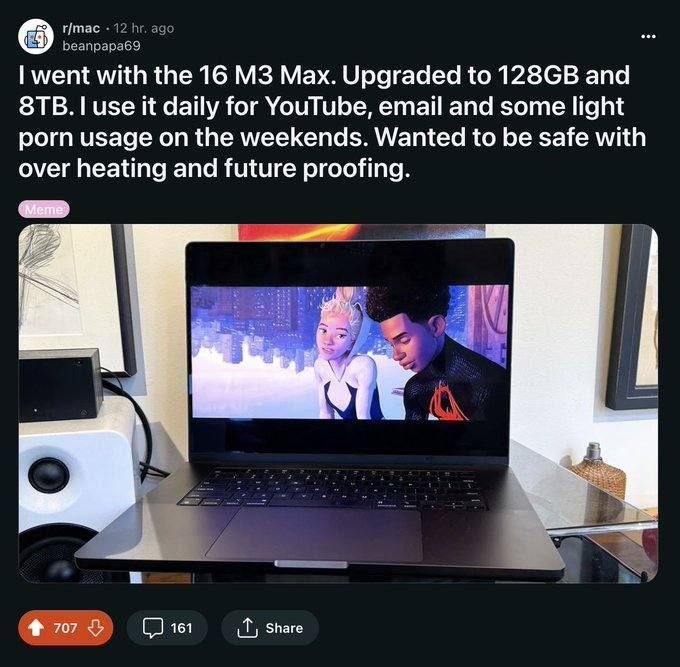 went with the 16 Мах. Upgraded to and ЗТВ. it daily for YouTube, email and some light porn usage on the weekends. Wanted to be safe with over heating and future proofing. 2 А 14 77 Share