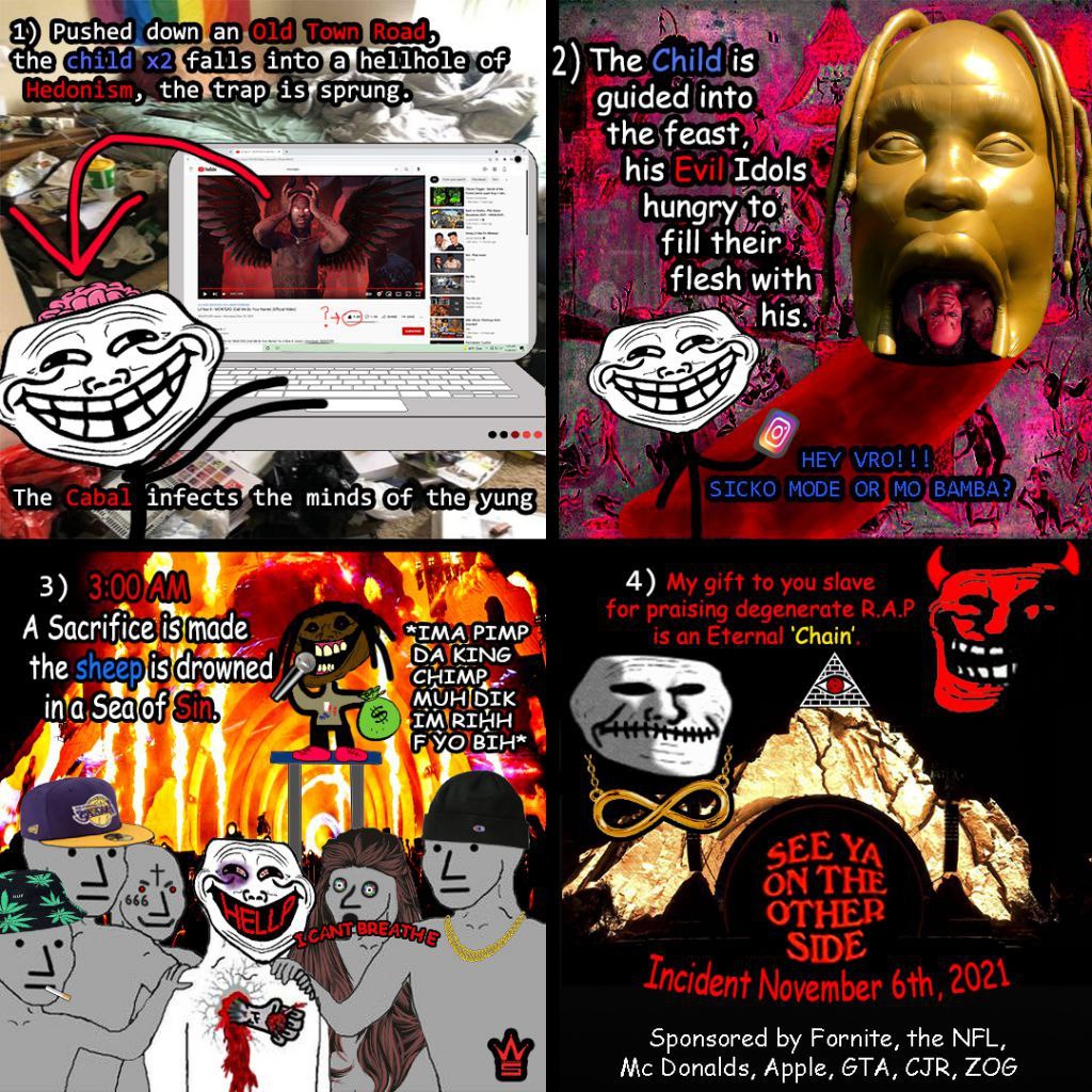 down. of, The is и Я feast, В his Idols fill their 4 flesh with his. 37 The infects the mindsfor “the yung а 3) 4) А ‘Chain’ the и in'd 7 5 a у i 4 4 Sponsored Fornite, the NFL, №с Donalds, Apple, GTA