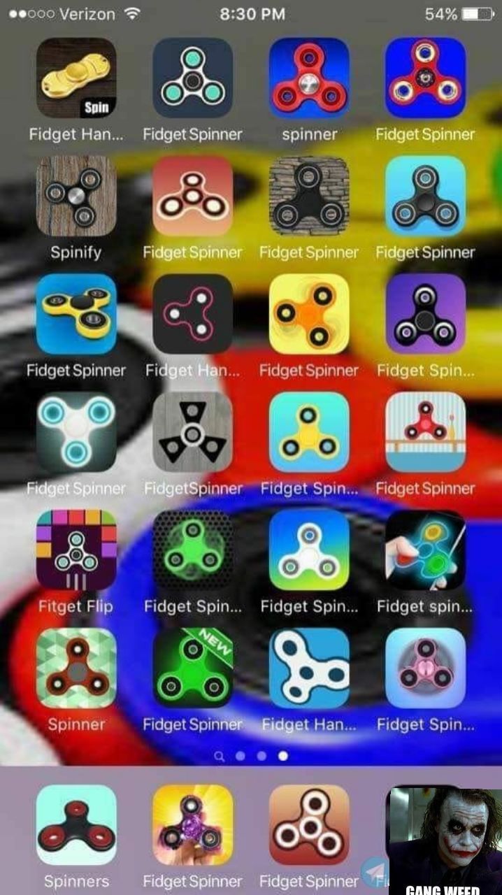 Verizon 8:30 54% о с Sain Fidget Han. Fidget Spinner spinner Fidget Spinner 4 бринЁ, Spinner Fidget Spinner Fidget Spin... Spintiet dgetiHa. 0,98 i a Spun spin 3 wie. Spinners Fidget Spinner Fidget Sp