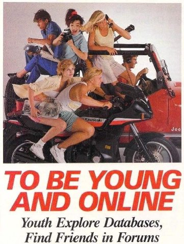 as Jee 4 TO BE YOUNG AND ONLINE Youth Explore Databases, Find Friends in Forums