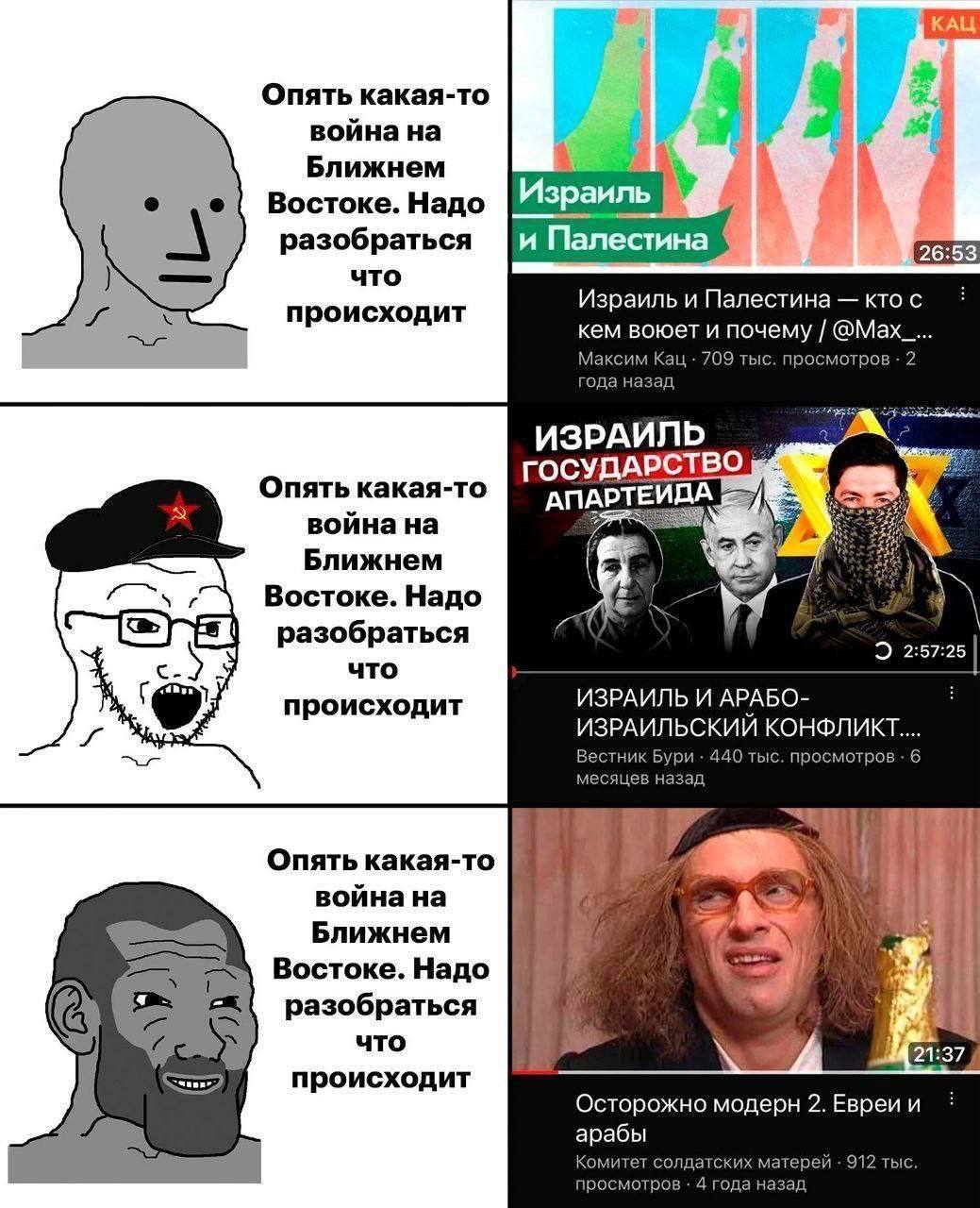 [КАЦ Опять какая-то i война Ближнем Востоке. Надо Израиль A разобраться [6:53 что зраиль и Палестина кто с кем воюет и почему @Max_... Максим Кац 709 тыс. просмотров 2 года назад, СУДАР 4 Опять какая-