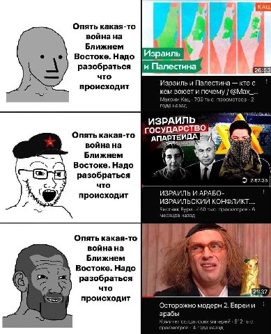 [КАЦ Опять какая-то i война Ближнем Востоке. Надо Израиль A разобраться [6:53 что зраиль и Палестина кто с кем воюет и почему @Max_... Максим Кац 709 тыс. просмотров 2 года назад, СУДАР 4 Опять какая-