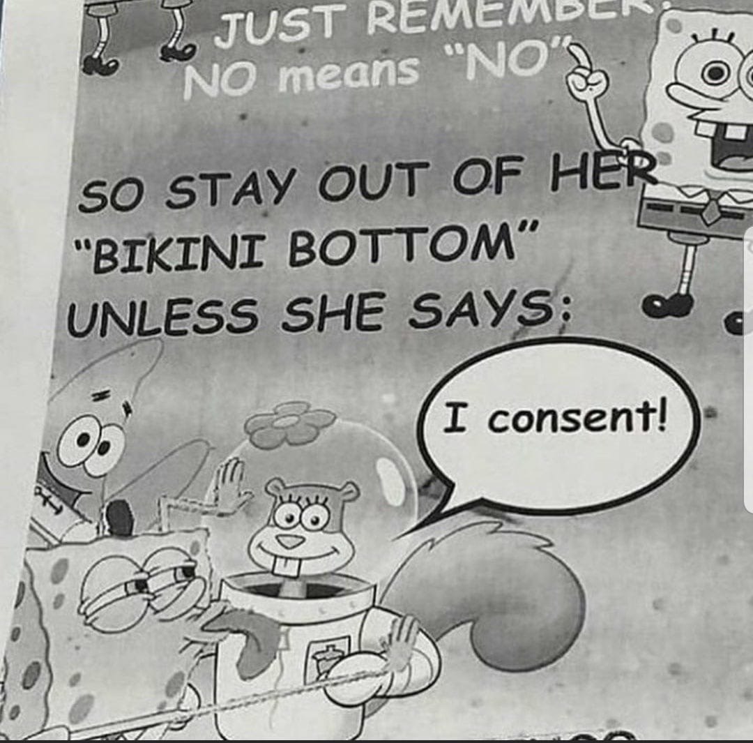 SO “BIKINI BOTTOM” UNLESS SHE SAYS
